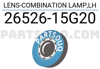 Nissan 2652615G20 LENS-COMBINATION LAMP,LH