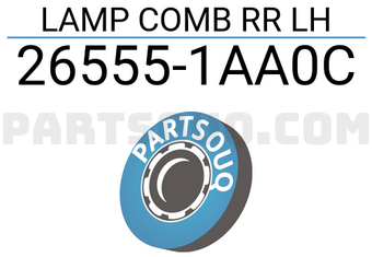 Nissan 265551AA0C LAMP COMB RR LH