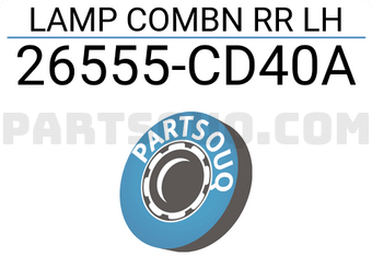 Nissan 26555CD40A LAMP COMBN RR LH