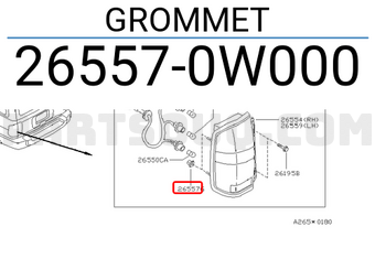 Nissan 265570W000 GROMMET