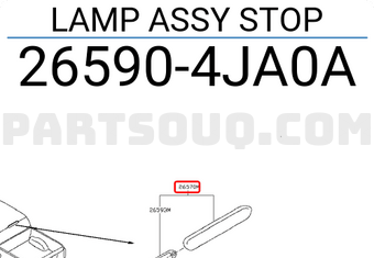 LAMP ASSY-STOP 265904JA0C | Nissan Parts | PartSouq LAMP ASSY-STOP 265904JA0C | Nissan Parts | PartSouq