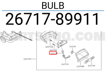 Nissan 2671789911 BULB