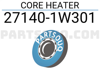 Nissan 271401W301 CORE HEATER