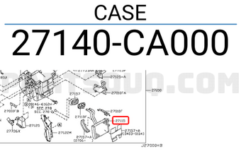Nissan 27140CA000 CASE