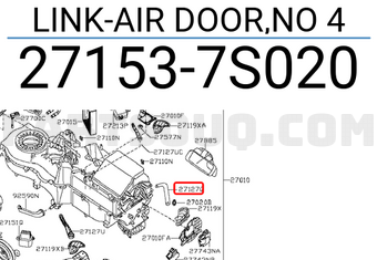 Nissan 271537S020 LINK-AIR DOOR,NO 4