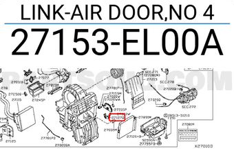 Nissan 27153EL00A LINK-AIR DOOR,NO 4