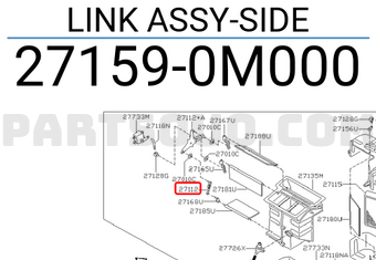 Nissan 271590M000 LINK ASSY-SIDE