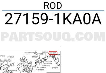 Nissan 271591KA0A ROD