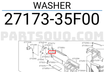 Nissan 2717335F00 WASHER