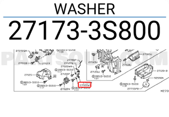 Nissan 271733S800 WASHER