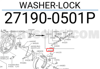 Nissan 271900501P WASHER-LOCK
