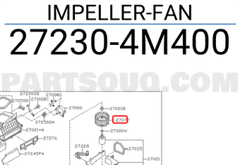 Nissan 272304M400 IMPELLER-FAN