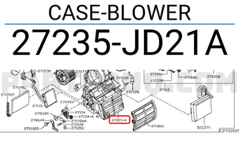 Nissan 27235JD21A CASE-BLOWER