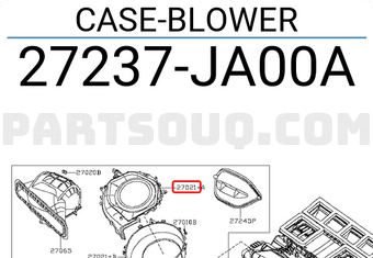 Nissan 27237JA00A CASE-BLOWER