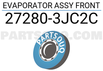 Nissan 272803JC2C EVAPORATOR ASSY FRONT