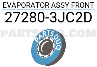 Nissan 272803JC2D EVAPORATOR ASSY FRONT