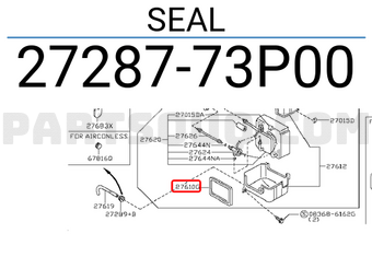 Nissan 2728773P00 SEAL