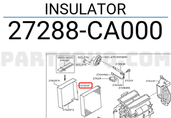 Nissan 27288CA000 INSULATOR