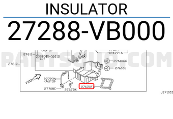 Nissan 27288VB000 INSULATOR
