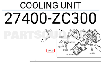 Nissan 27400ZC300 COOLING UNIT