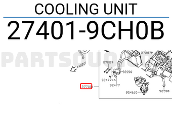 Nissan 274019CH0B COOLING UNIT