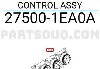 Nissan 275001EA0A CONTROL ASSY