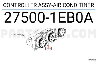 Nissan 275001EB0A CONTROLLER ASSY-AIR CONDITINER