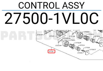 Nissan 275001VL0C CONTROL ASSY