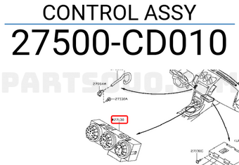 Nissan 27500CD010 CONTROL ASSY
