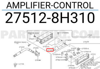 Nissan 275128H310 AMPLIFIER-CONTROL