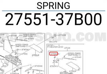 Nissan 2755137B00 SPRING