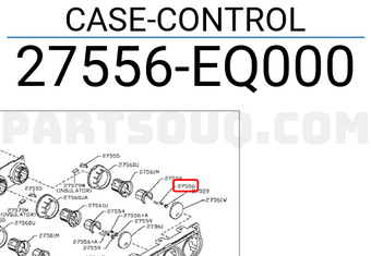 Nissan 27556EQ000 CASE-CONTROL