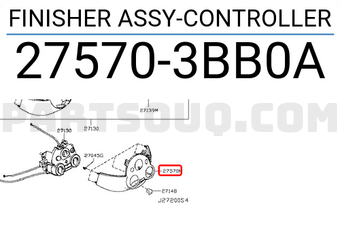 Nissan 275703BB0A FINISHER ASSY-CONTROLLER