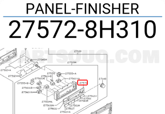 Nissan 275728H310 PANEL-FINISHER