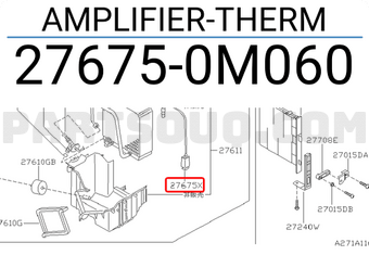 Nissan 276750M060 AMPLIFIER-THERM