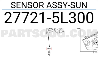 Nissan 277215L300 SENSOR ASSY-SUN