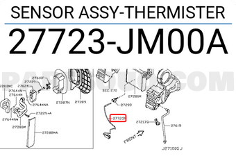 Nissan 27723JM00A SENSOR ASSY-THERMISTER