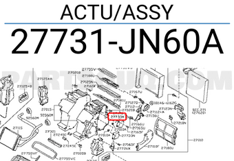 Nissan 27731JN60A ACTU/ASSY