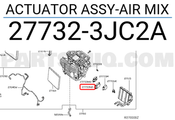 Nissan 277323JC2A ACTUATOR ASSY-AIR MIX