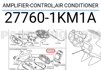 Nissan 277601KM1A AMPLIFIER-CONTROL,AIR CONDITIONER