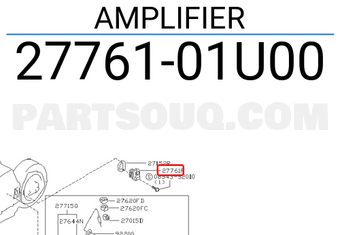 Nissan 2776101U00 AMPLIFIER
