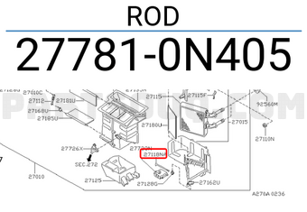 Nissan 277810N405 ROD