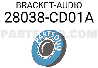 Nissan 28038CD01A BRACKET-AUDIO