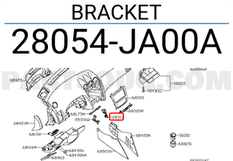 Nissan 28054JA00A BRACKET