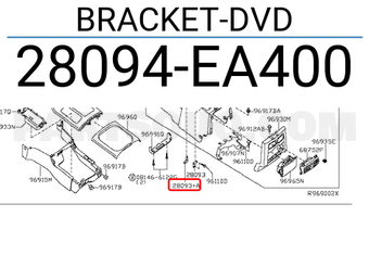 Nissan 28094EA400 BRACKET-DVD
