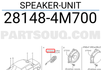 Nissan 281484M700 SPEAKER-UNIT