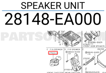 Nissan 28148EA000 SPEAKER UNIT