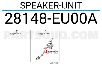 Nissan 28148EU00A SPEAKER-UNIT