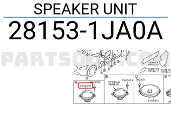 Nissan 281531JA0A SPEAKER UNIT