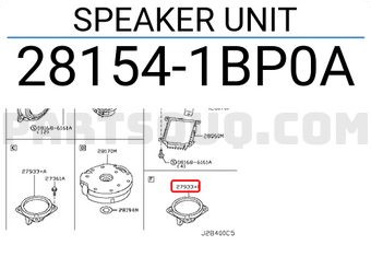Nissan 281541BP0A SPEAKER UNIT